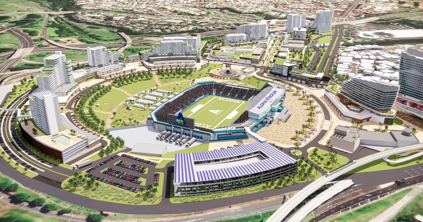 New Aloha Stadium Entertainment District